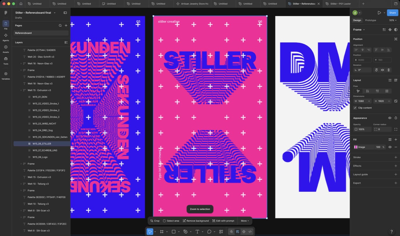 Creative Frame im Figma-Editor